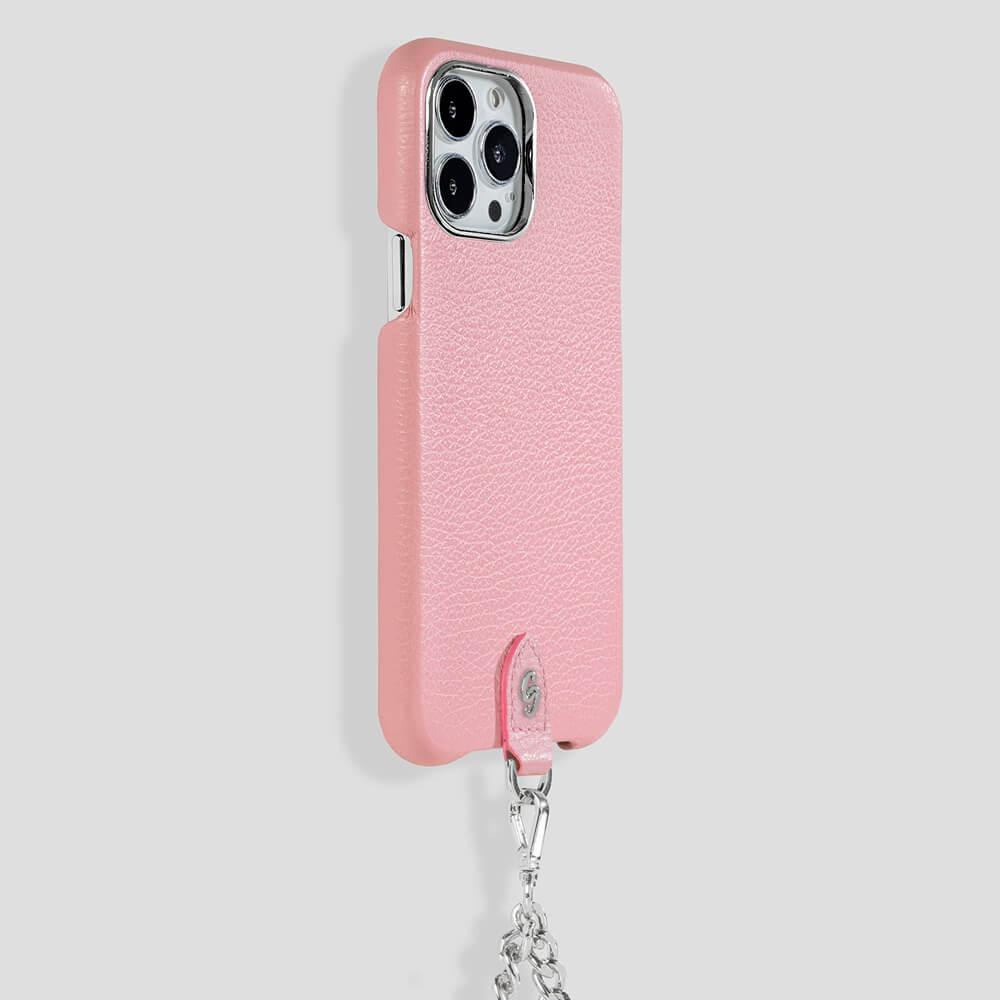 Necklace Calfskin Case for iPhone 14 Max - gattiluxury