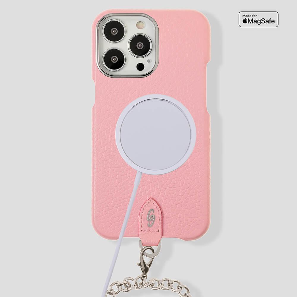 Necklace Calfskin Case for iPhone 14 Max - gattiluxury