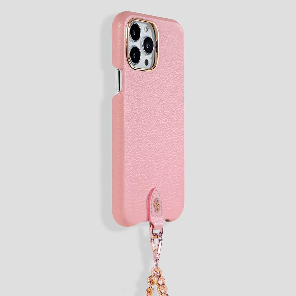 Necklace Calfskin Case for iPhone 14 Max - gattiluxury