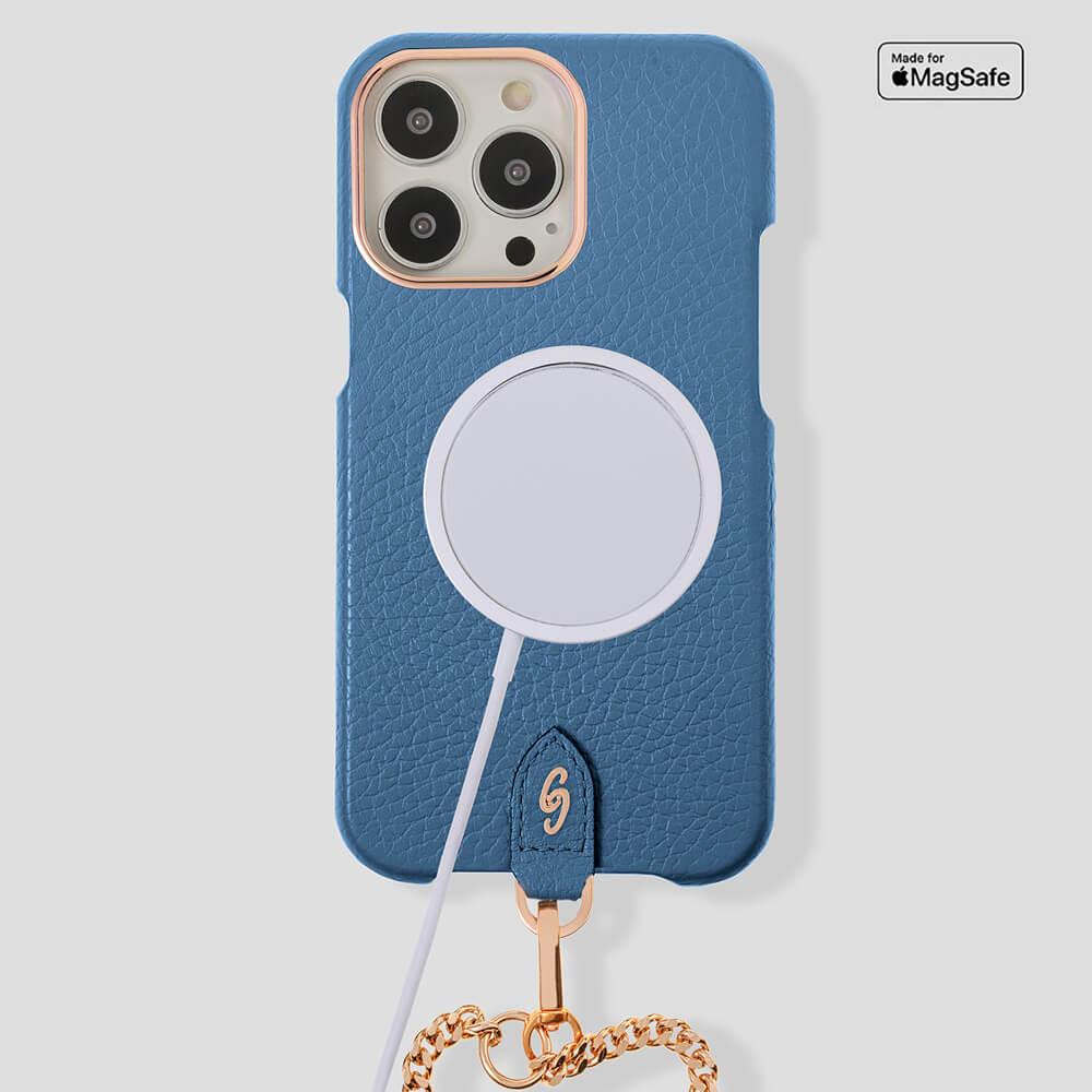 Necklace Calfskin Case for iPhone 14 Pro Max - gattiluxury