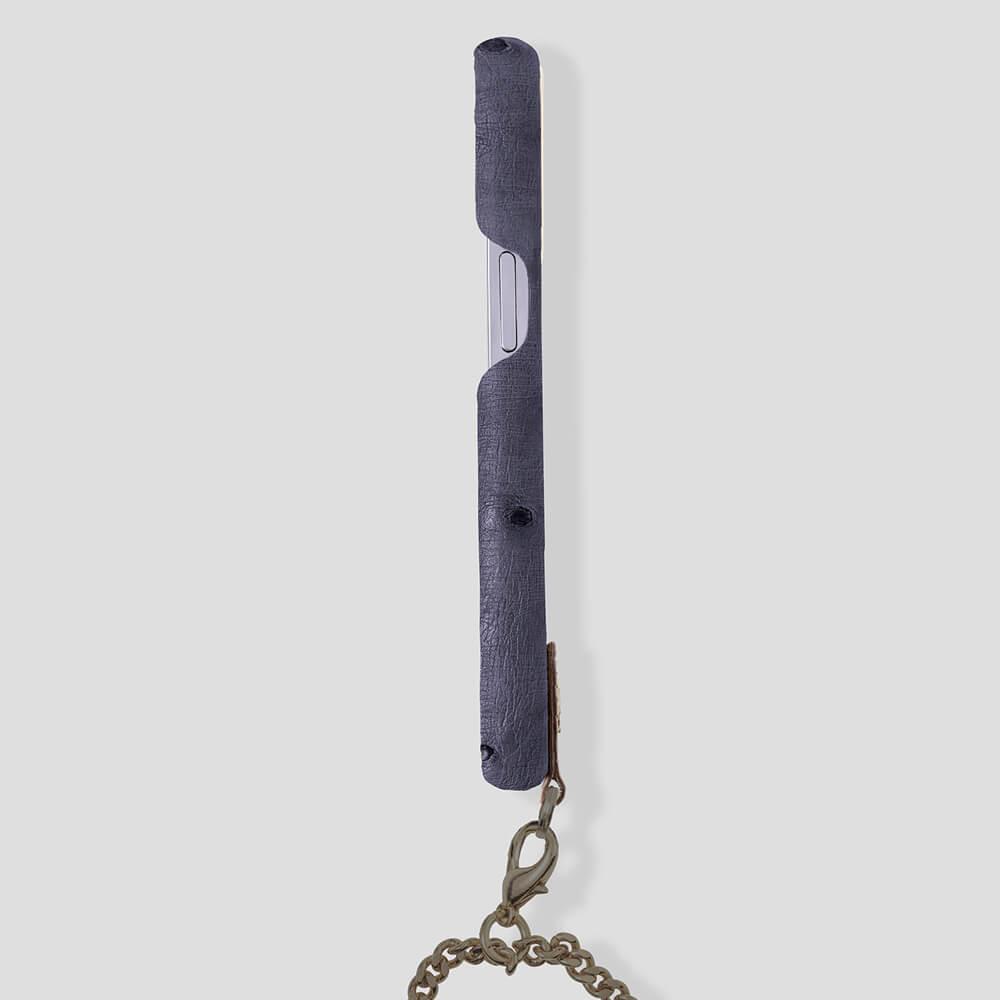 Necklace Ostrich Case for iPhone 13 Pro Max - gattiluxury