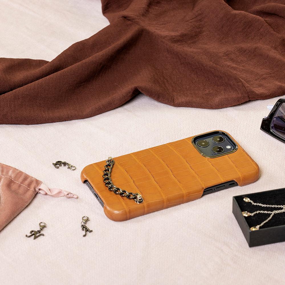 Preziosa Ostrich Case for iPhone 14 Max - gattiluxury