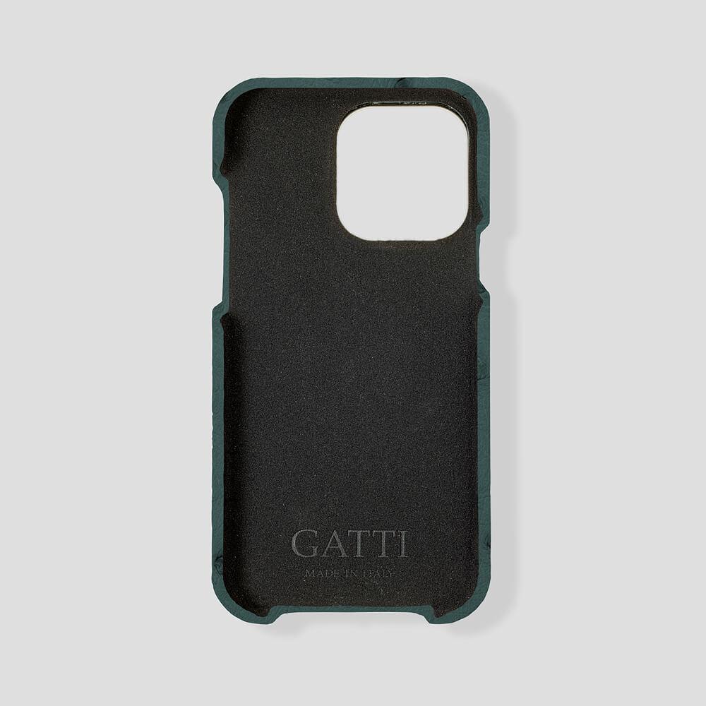 Preziosa Ostrich Case for iPhone 14 Max - gattiluxury