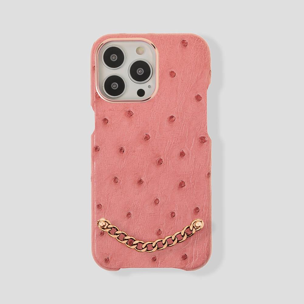 Preziosa Ostrich Case for iPhone 14 Max - gattiluxury