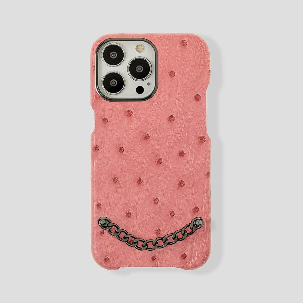 Preziosa Ostrich Case for iPhone 14 Max - gattiluxury